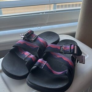 Navy Chaco Slide Sandal